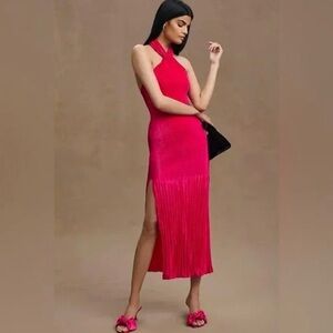 L’idee by Anthropologie Backless Pink Dress